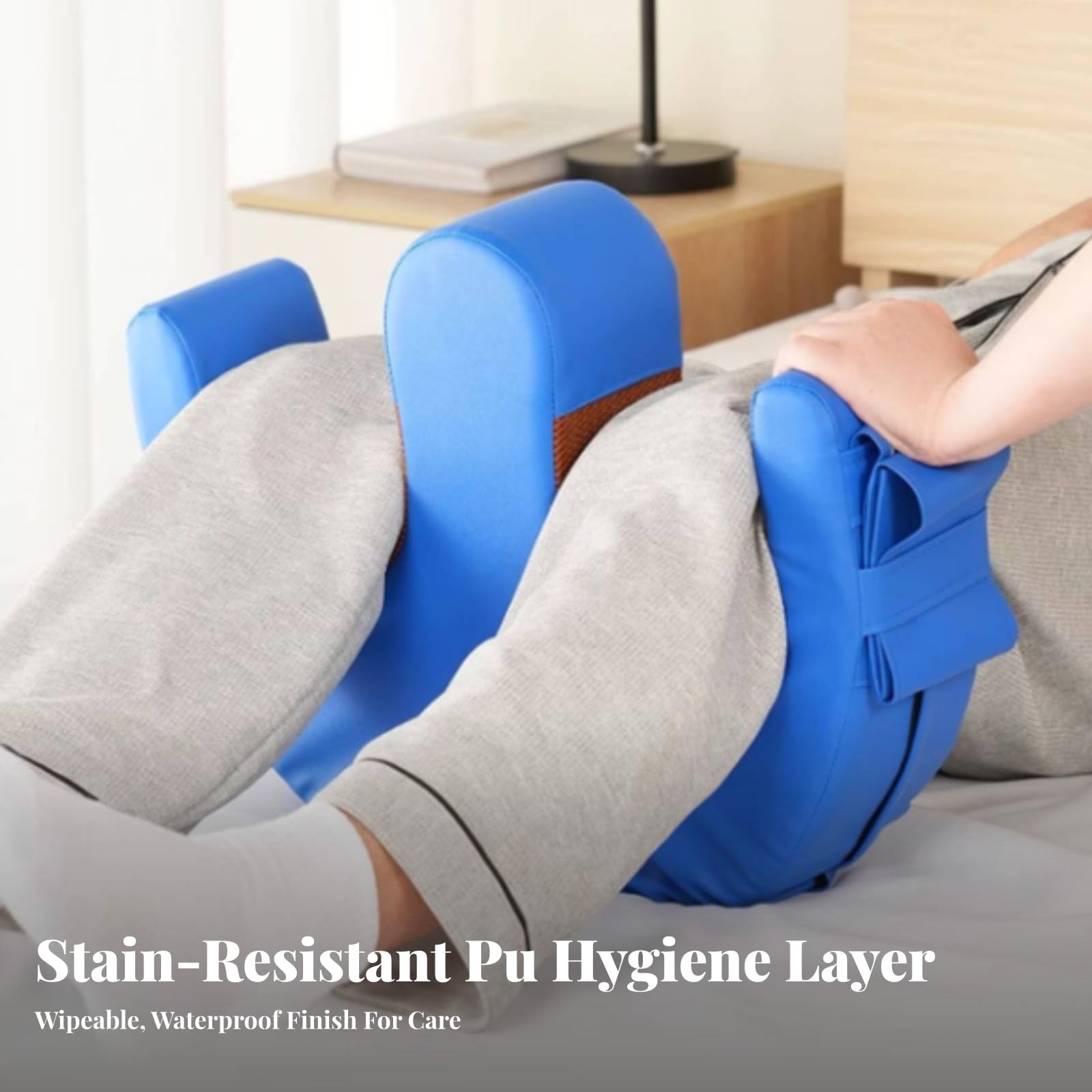Ayuda para Girar Pacientes Cojín de Posicionamiento Soporte de Alineación Corporal Dispositivo de Reposicionamiento Cojín Ergonómico con Correa, Style to 1