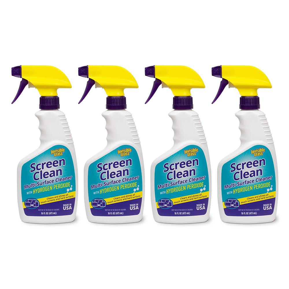 Invisible Glass Screen Clean Surface Cleaner, 16 fl oz, 92013 (Pack of 4)