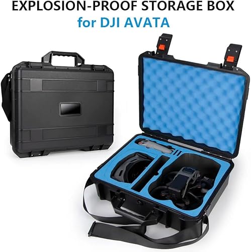Miniatura 5 de Maleta rígida a prueba de explosiones Estuche de almacenamiento de drones Estuche de transporte portátil Caja impermeable para DJI Avata Accesorio