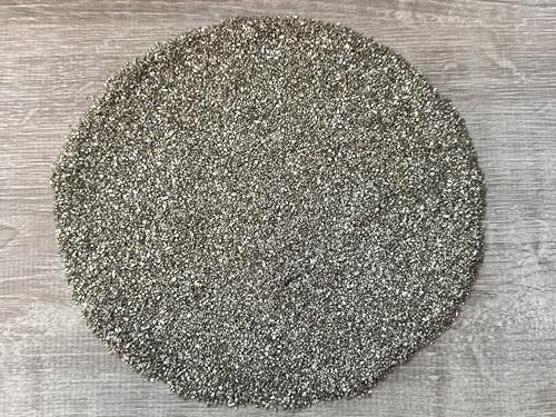 Image of GAF TREASURES 2 oz Lot Natural Semi Tumbled Gemstone Chips, Crushed Mini Crystals, Undrilled Crystal Chips (Pyrite Sand)