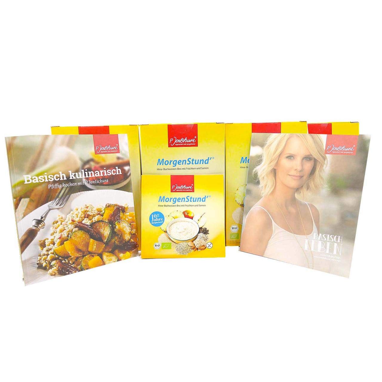 Jentschura – MorgenStund 2000 g Bundle Cena + gratis dodatki do wyboru rozmiar 4 x 2000 g + 2 x książki bazowe