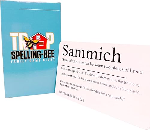 Miniatura 2 de Trap Spelling Bee Juego de cartas Volumen 1  Reuniones de familiares y amigos, noche de juegos para adultos y diversión familiar Cultura urbana