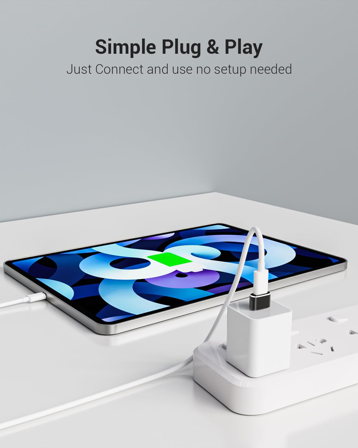 USB to USB C Adapter,USBC Female to USB A Male Adaptor, Type C Converter Charger for iPhone 17 Pro Max,16 15,Apple Watch iWatch S11 S10 SE,AirPods 3,iPad Mini Air,Samsung Galaxy S25 — view 6