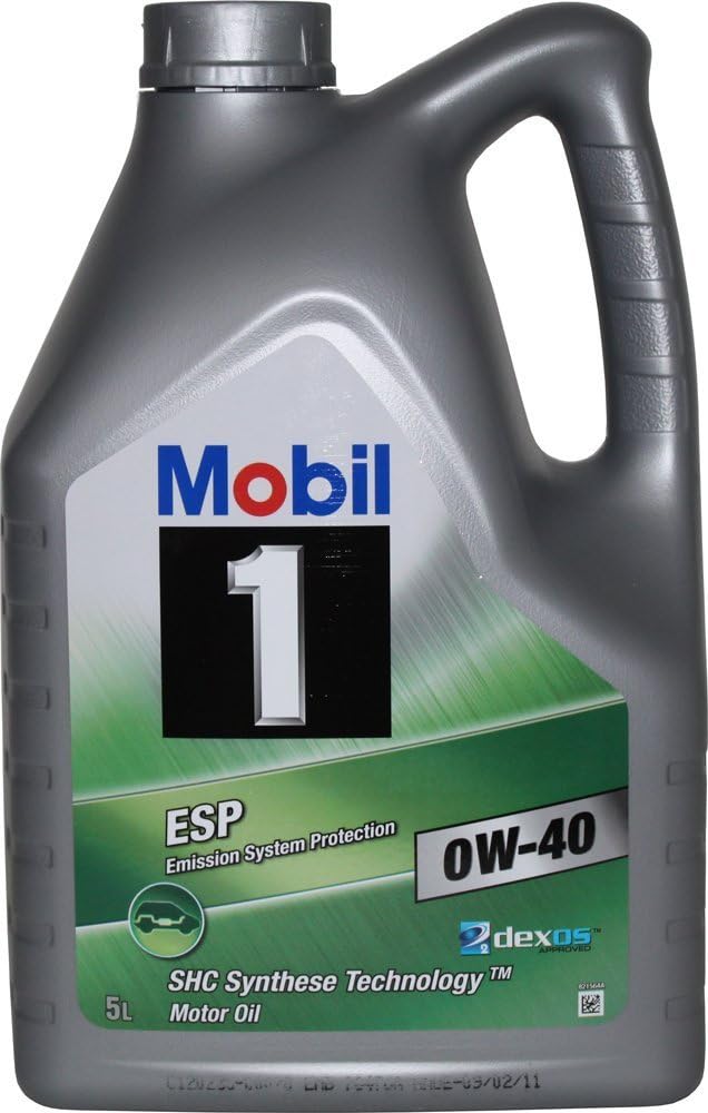 mobile 151496 esp 0w-40 engine oil 5 l