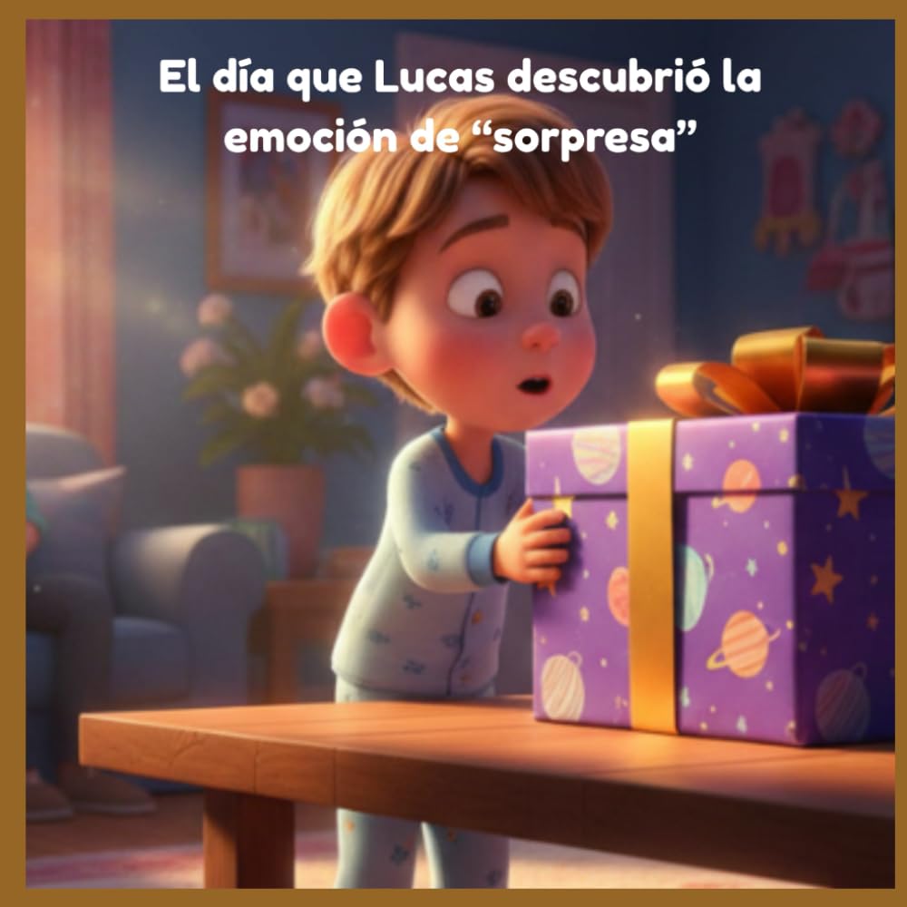 El día que Lucas descubrió la emoción de “sorpresa”: Un cuento infantil sobre la sorpresa