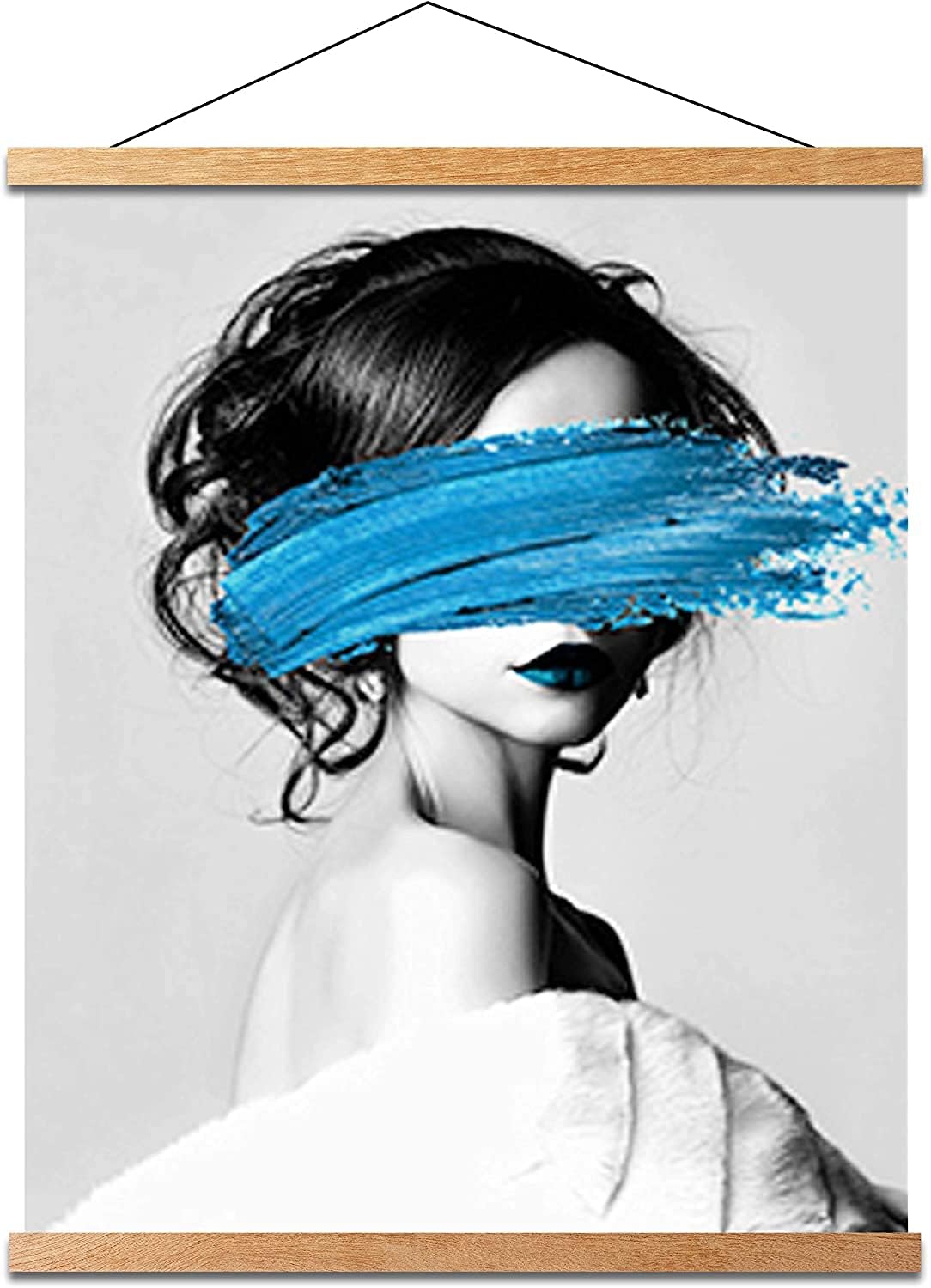 ADMIN NEWLIUXI Wooden Poster Hanger Picture Frames Wall