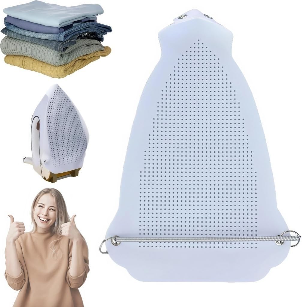 SR Steam Iron Teflon Cover | Non-Stick Heat Resistant Iron Soleplate Cover | Protects Clothes from Shine, Burns & Scorching | Universal Fit for Steam & Dry Irons-image-10
