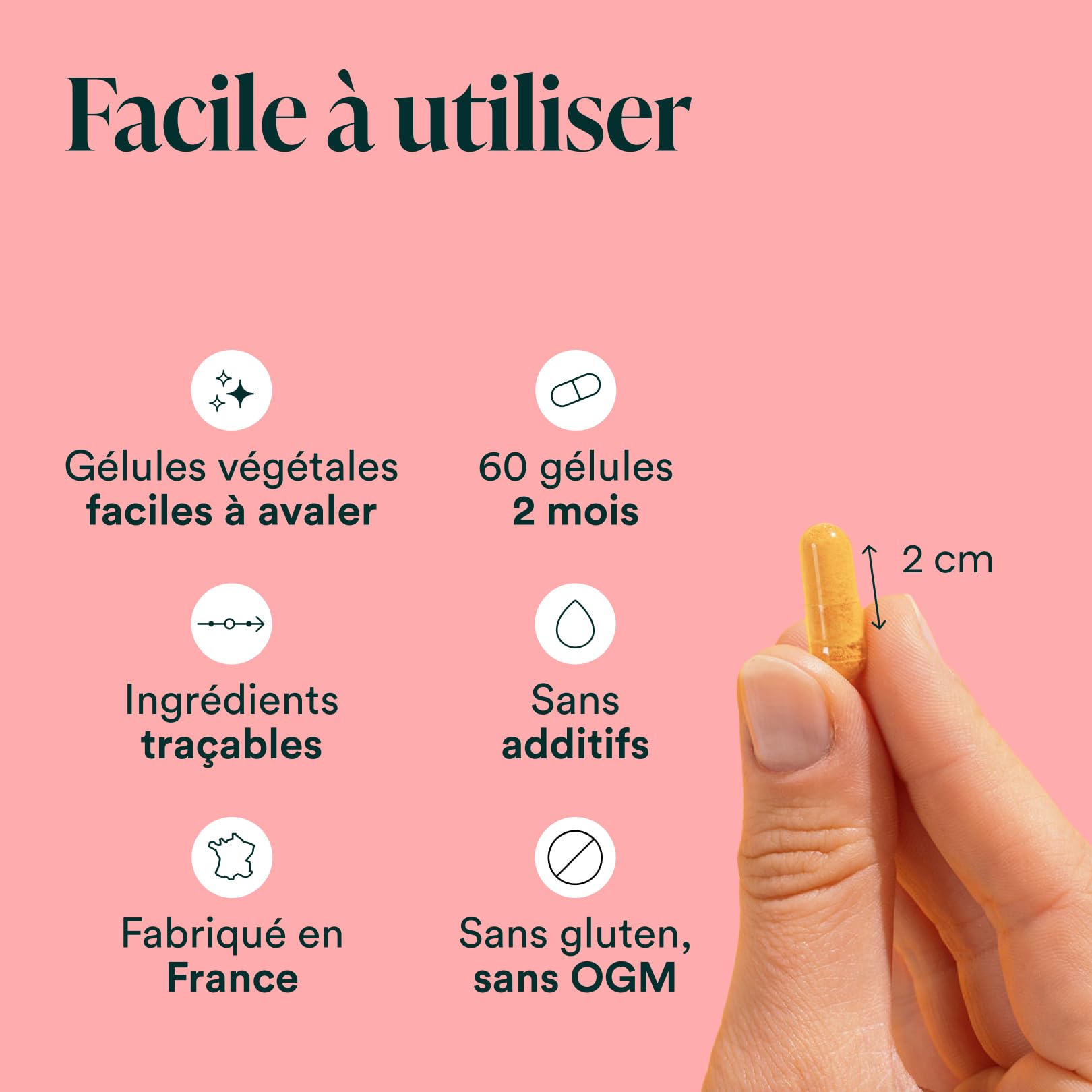 NOVOMA Coenzyme Q10, Énergie Cellulaire et Antioxydant, avec CAVAQ10® Haute Biodisponibilité, Vitamines C et E, Cure de 2 mois, 60 Gélules, Fabriqué en France