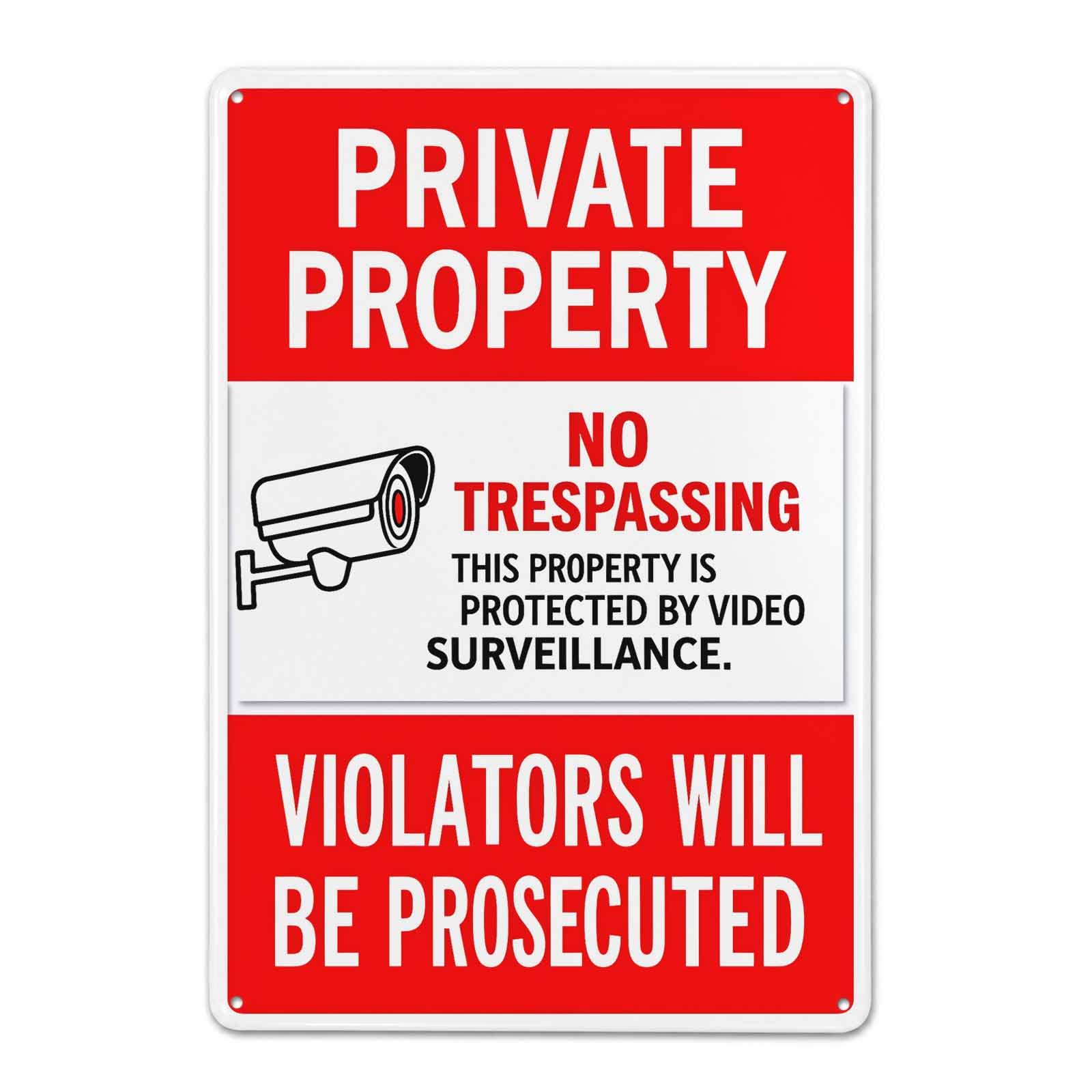 Gsrony Boys Type04 Sarcastic No Trespassing Vintage Metal Tin Sign 8X12,Waterproof