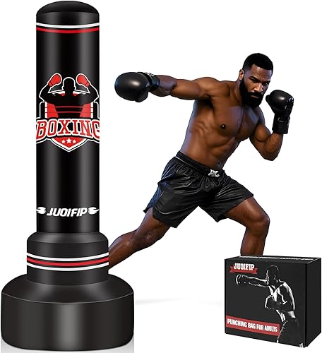 Miniatura 10 de Upgraded Heavy Freestanding Punching Bag for Adults Teens, 70” Standing Punching Bag Kicking Bag Heavy Bag, Women Men Kickboxing Bags for Training