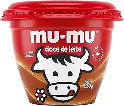 MuMu Doce de Leite, Cremoso sem Amido, Sobremesa Tradicional, Pote 350g