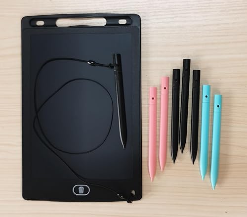 Miniatura 6 de Bolígrafos de repuesto coloridos de 4.5 pulgadas para tablero de garabatos, tableta de escritura LCD, almohadilla de dibujo, pizarra de escritura
