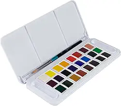 DALER ROWNEY Aquafine Aquarela Pastilha com 24 Cores