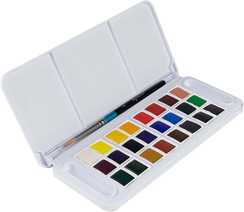 DALER ROWNEY Aquafine Aquarela Pastilha com 24 Cores