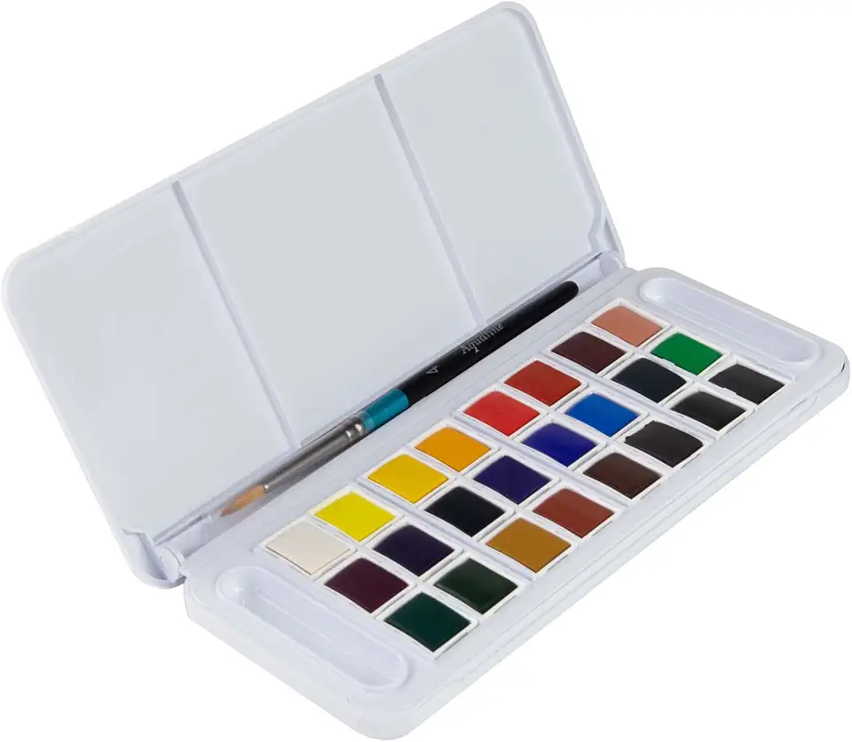 DALER ROWNEY Aquafine Aquarela Pastilha com 24 Cores