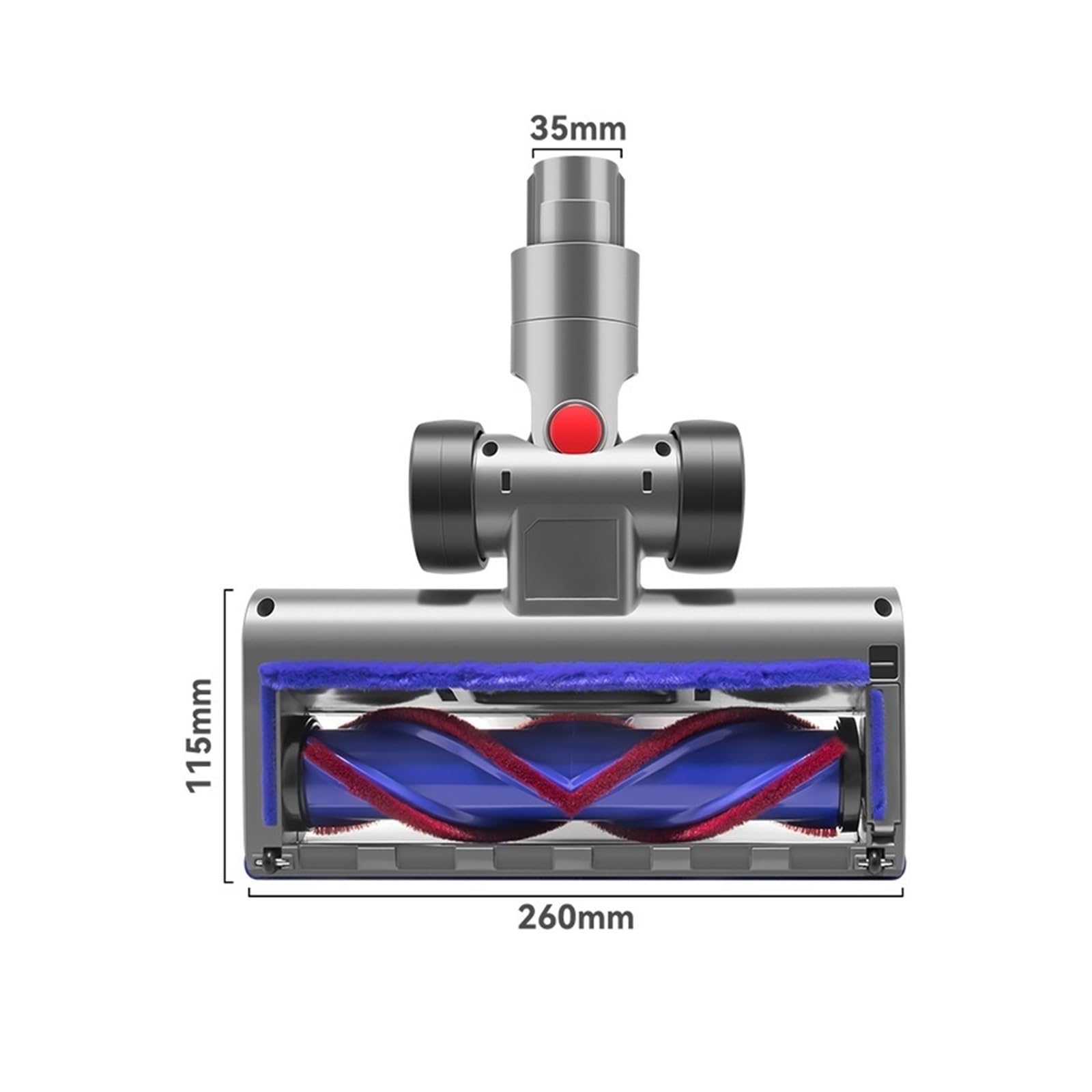 Spazzola A Turbina, Compatibile Con Dyson, V7V8V10V11V15, V10slim/V12, Aspirapolvere Con Motore G5 A Coppia Elevata A Trasmissione Diretta, Spazzola Rotante For Aspirapolvere(V7V8V10V11V15)
