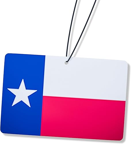 Ambientador con la bandera de Texas, regalo de coche para mujeres, hombres, él, su papá, regalo americano, divertido broma mordaza, despedida de