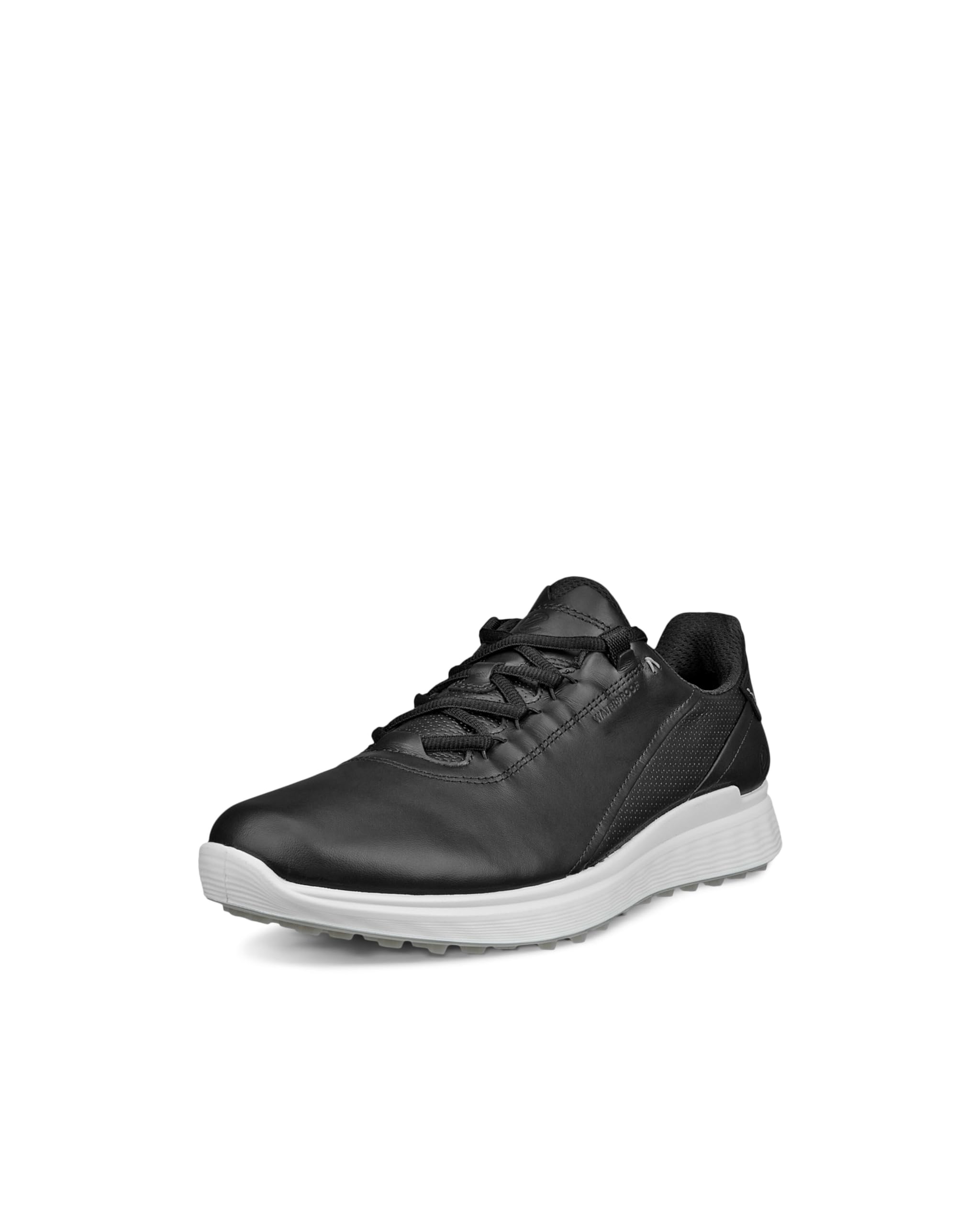 ECCO Men's S Casual Lace Waterproof Golf Shoe, Black, 11-11.5