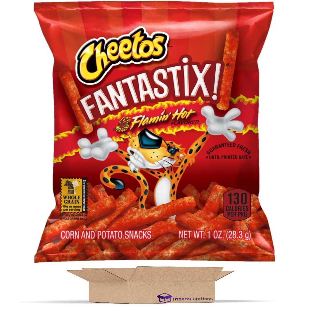 Cheetos Flamin' Hot Fantastix 1 Oz Pack of 8 Buy Online in South