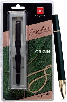 Cello Signature Origin Roller Pen - Ink Color Blue 1 Pieces SHIP FROM INDIA