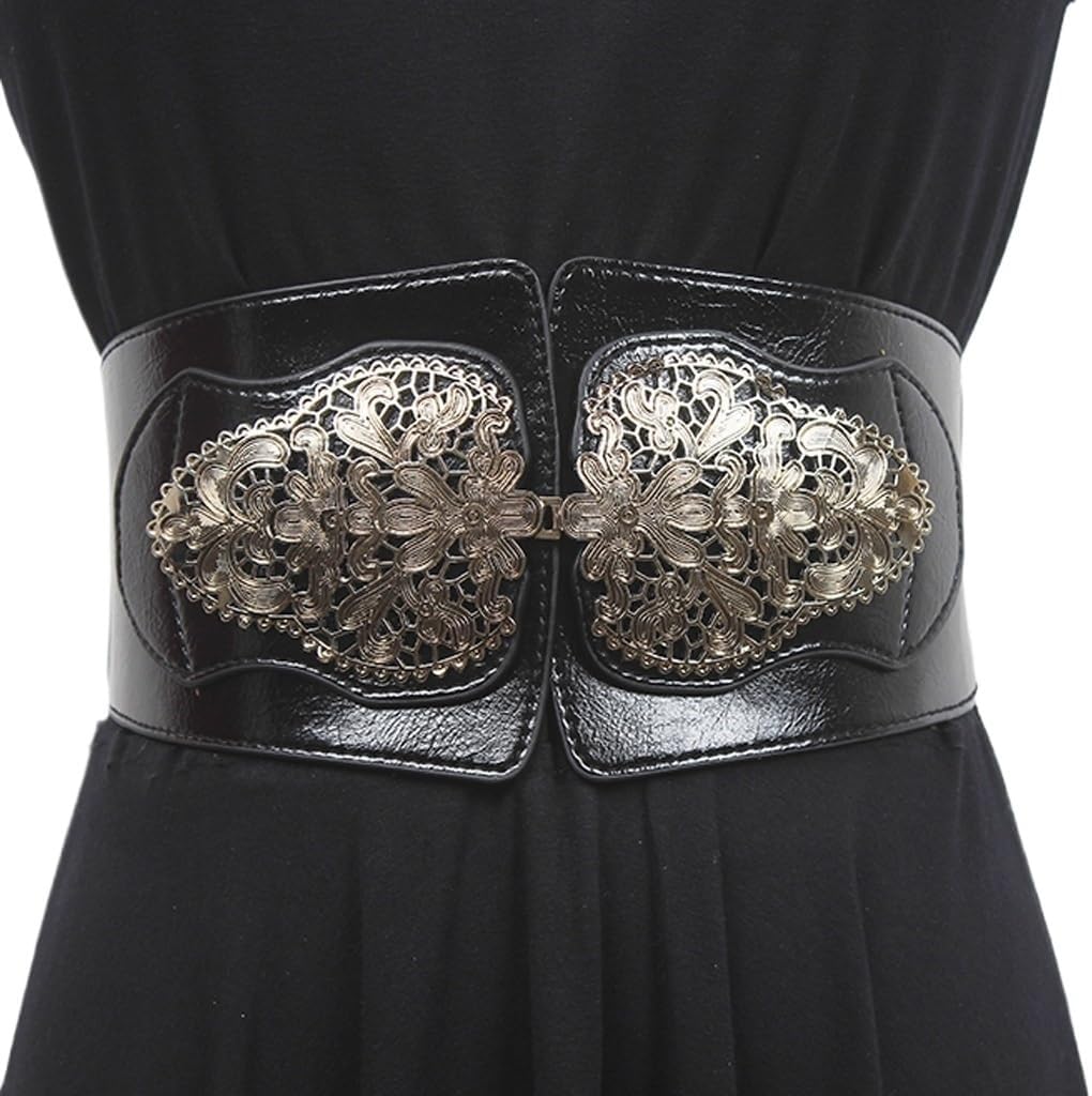 Belt women decorative ethnic accessories skirt trench coat waist wide dress elastic belt