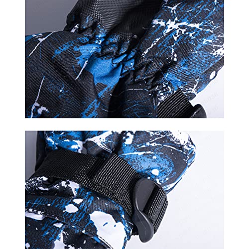 Gants de ski imperméables et gants snowboard thermique mixte