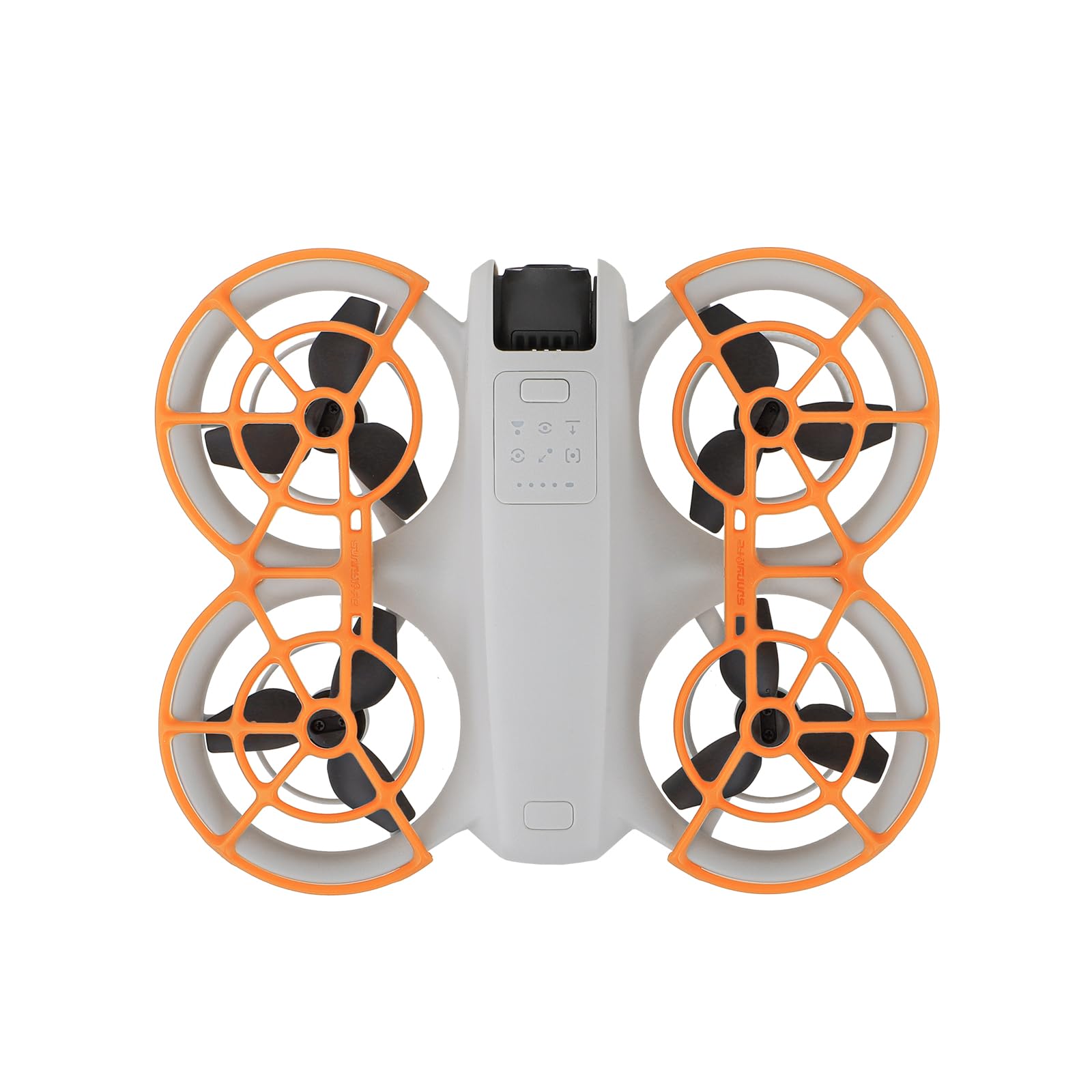 for DJI NEO Propellers Guard Protector Paddles Bumper Blades Protective Cover Ring, for Neo Drone Propeller Wing Anti-Collision Frame Paddles All-Round Protection Accessories (Orange)