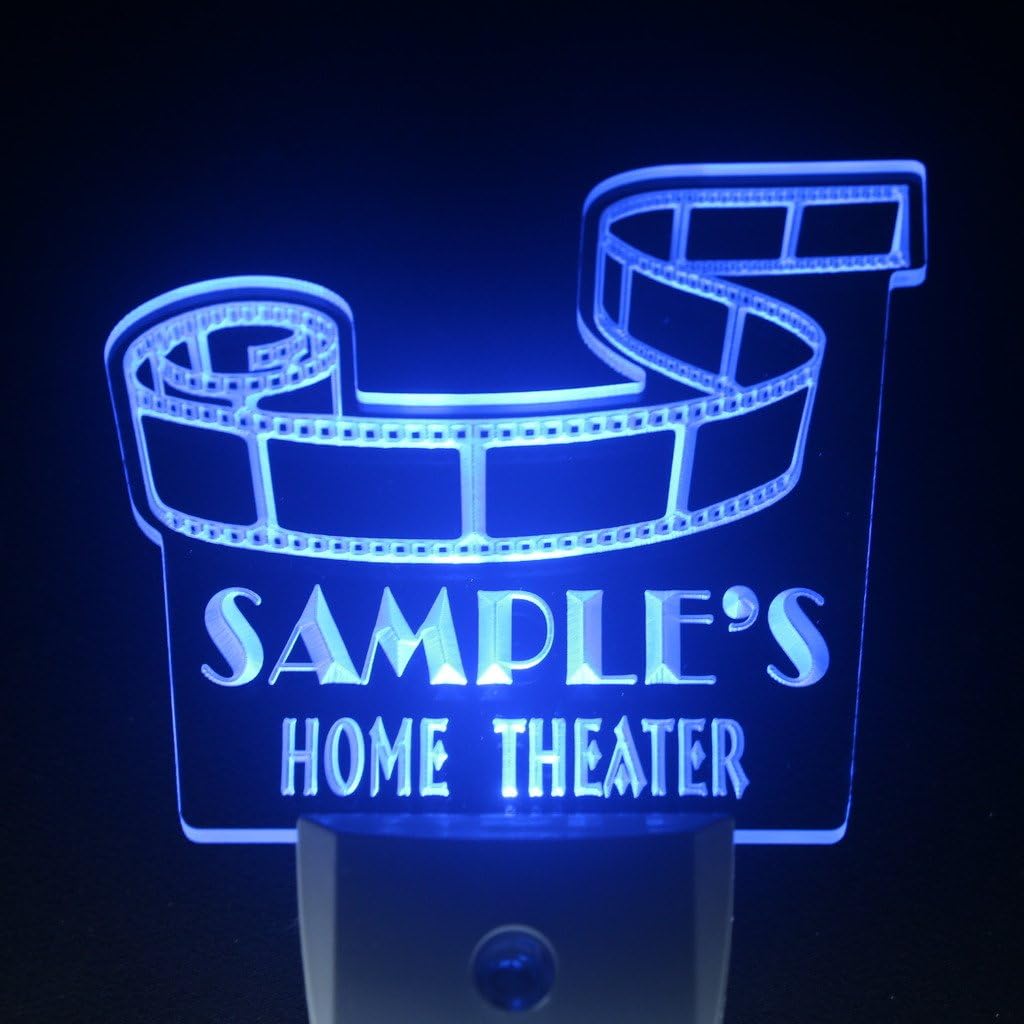 ADVPRO wsph-tm Name Personalized Custom Home Theater Bar Day/Night Sensor LED Sign