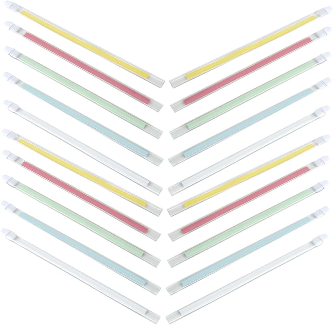 20pcs Medical Id Bands for Seniors Tamper Wristbands Wrist Bracelets for Events Hospital Use Comfortable Fit Inserts
