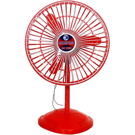 RASHRI One For All 12v high speed plastic table fan