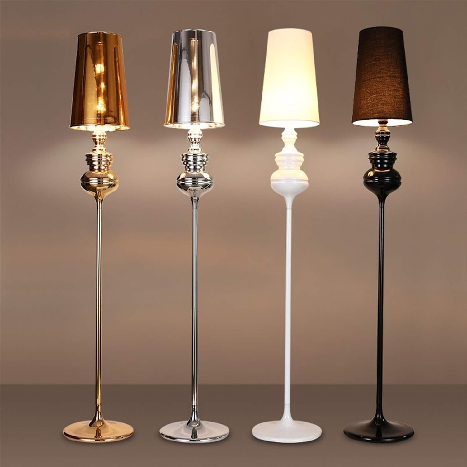 Lampa Stojąca Europejska Nowoczesna Prosta Lampa Podłogowa Podwójna Tykwa Stożkowy Klosz Bębna Modna Lampa Podłogowa Do Salonu Pionowe światło Do Czytania Lampka Nocna Do Sypialni Lampa Pod