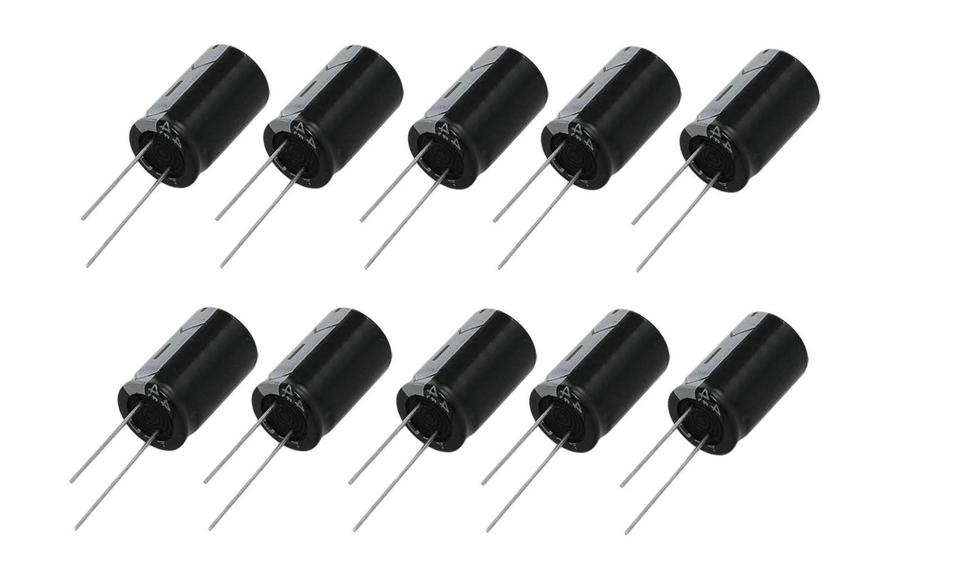 220uF 16V Electrolytic Capacitor 105C 6×11 mm – Samwha - Pack Of 10