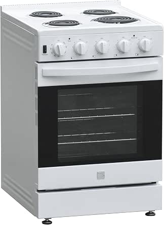 Kenmore 30-Inch Freestanding Electric Range with Convection Oven and LED Touch Controls