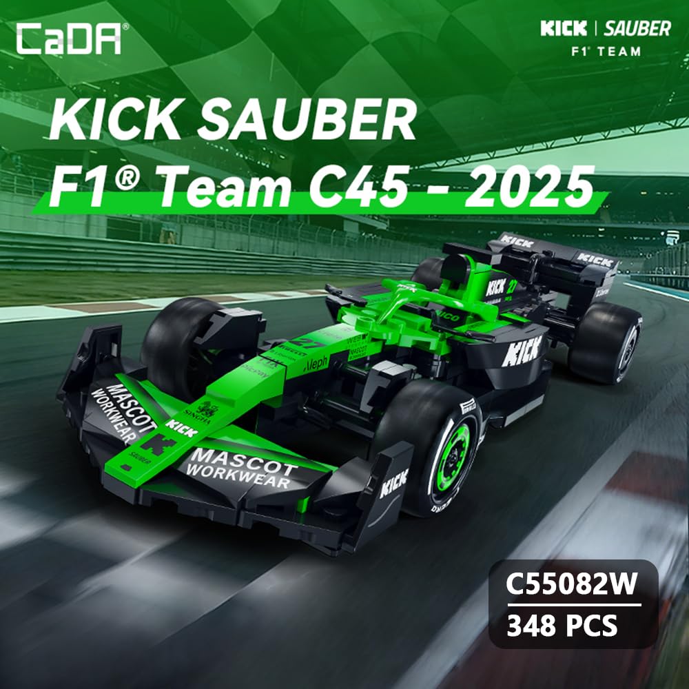 Amazon.com: CaDA C55082W Kick Sauber F1 Team C45 Building Blocks