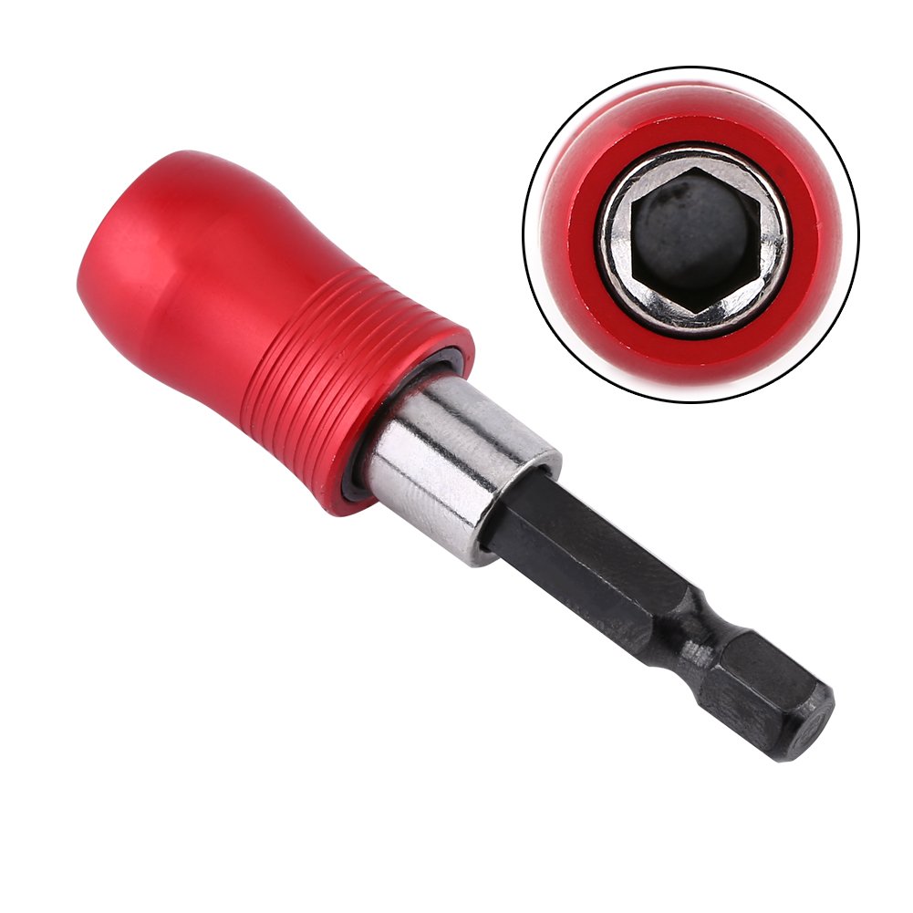 Bit Holder, 6.35mm Screwdriver Bit Holder 1/4" Hex Shank