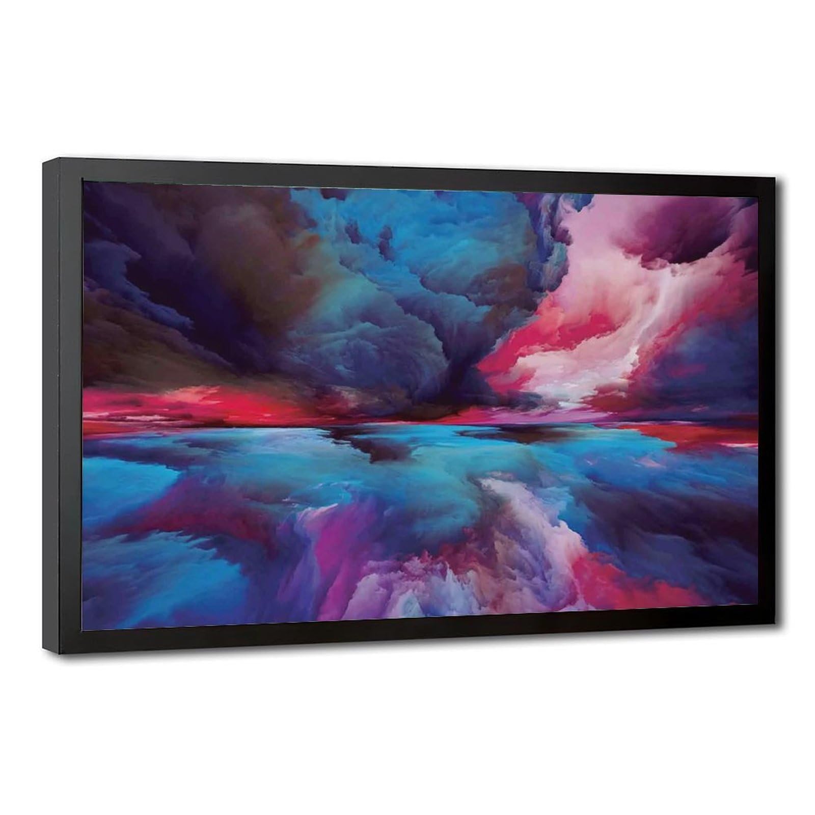 Bareronor Abstract Clouds Canvas Poster Bedroom Decor Landscape Office Room Decor Gift 20" L X 30" W