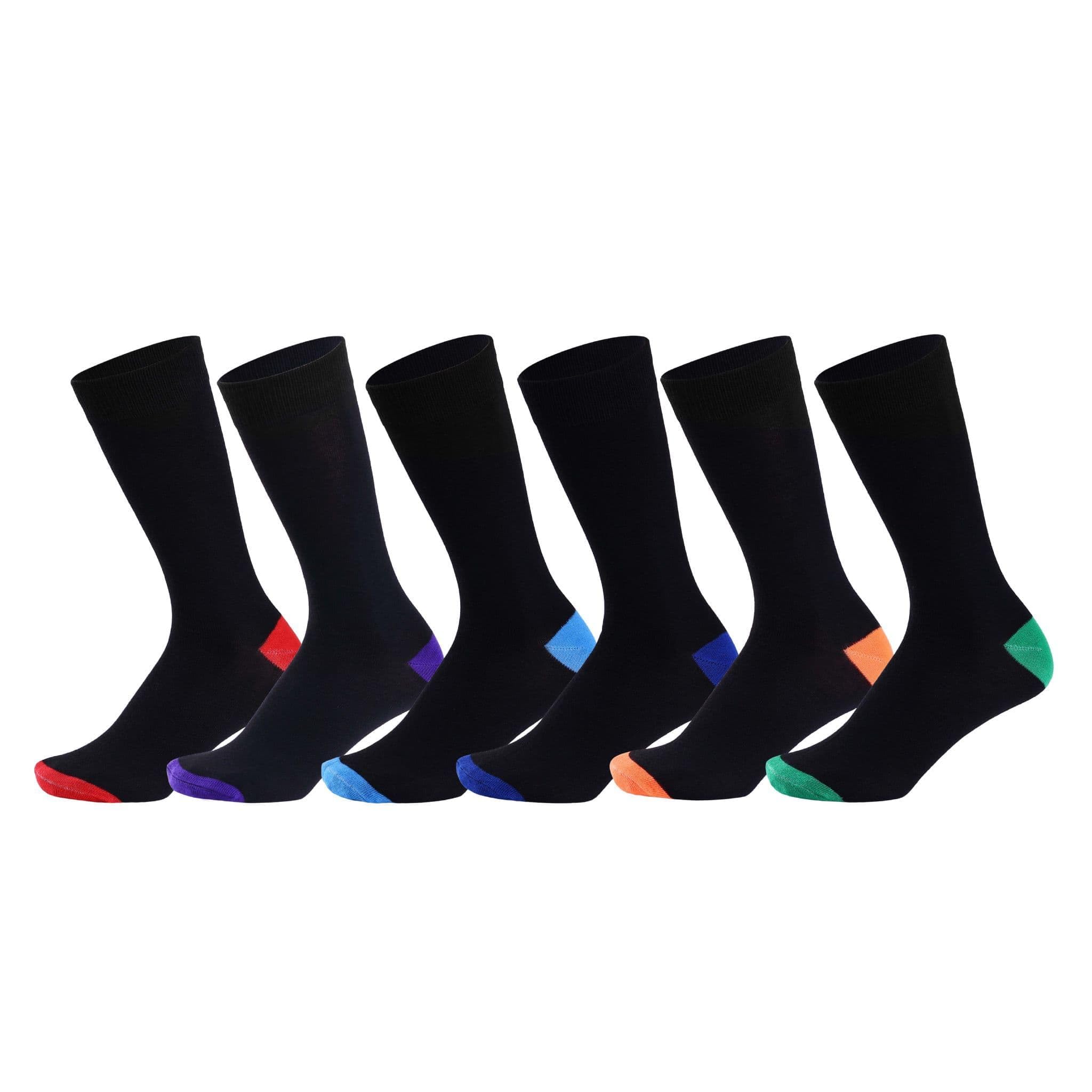 Fia Direct Men's Heel Toe ’S Suit Socks, Comfortable And Breathable Cotton Rich Dress Socks For Multipack Uk One Size Fits 6-11 / Eu 39-46 / Us7-12 (Uk, Numeric, 6, 11, Regular, Regular, 3, )