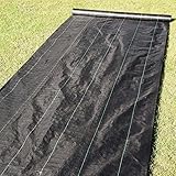 Yescom 6ft x 250ft Landscape Fabric 3oz Weed Barrier Woven PP with UV Treated Block Mat Ground Cover...