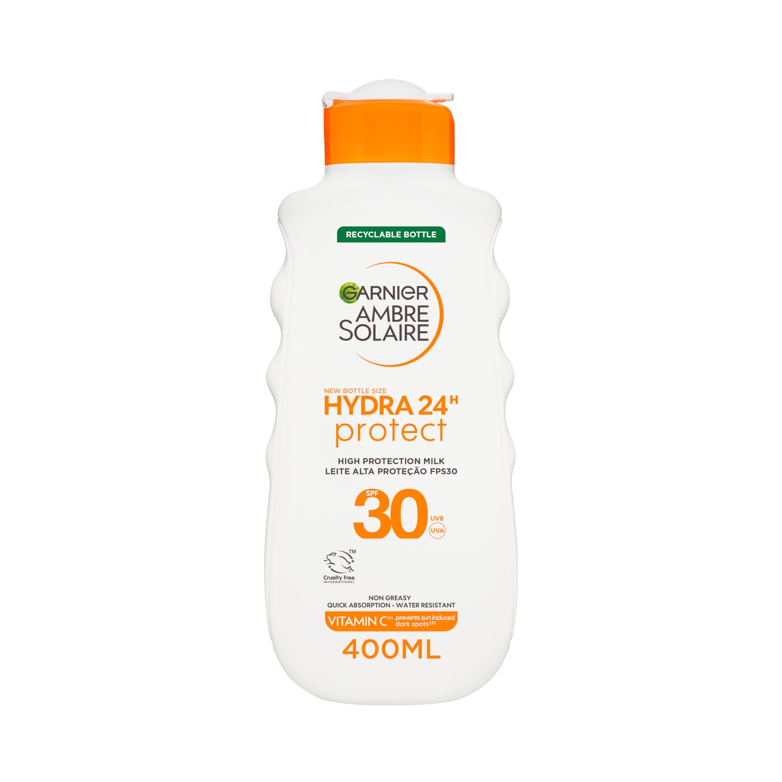 Garnier Ambre SolaireSun Cream SPF 30 Hydra 24H Protect Lotion 400ml