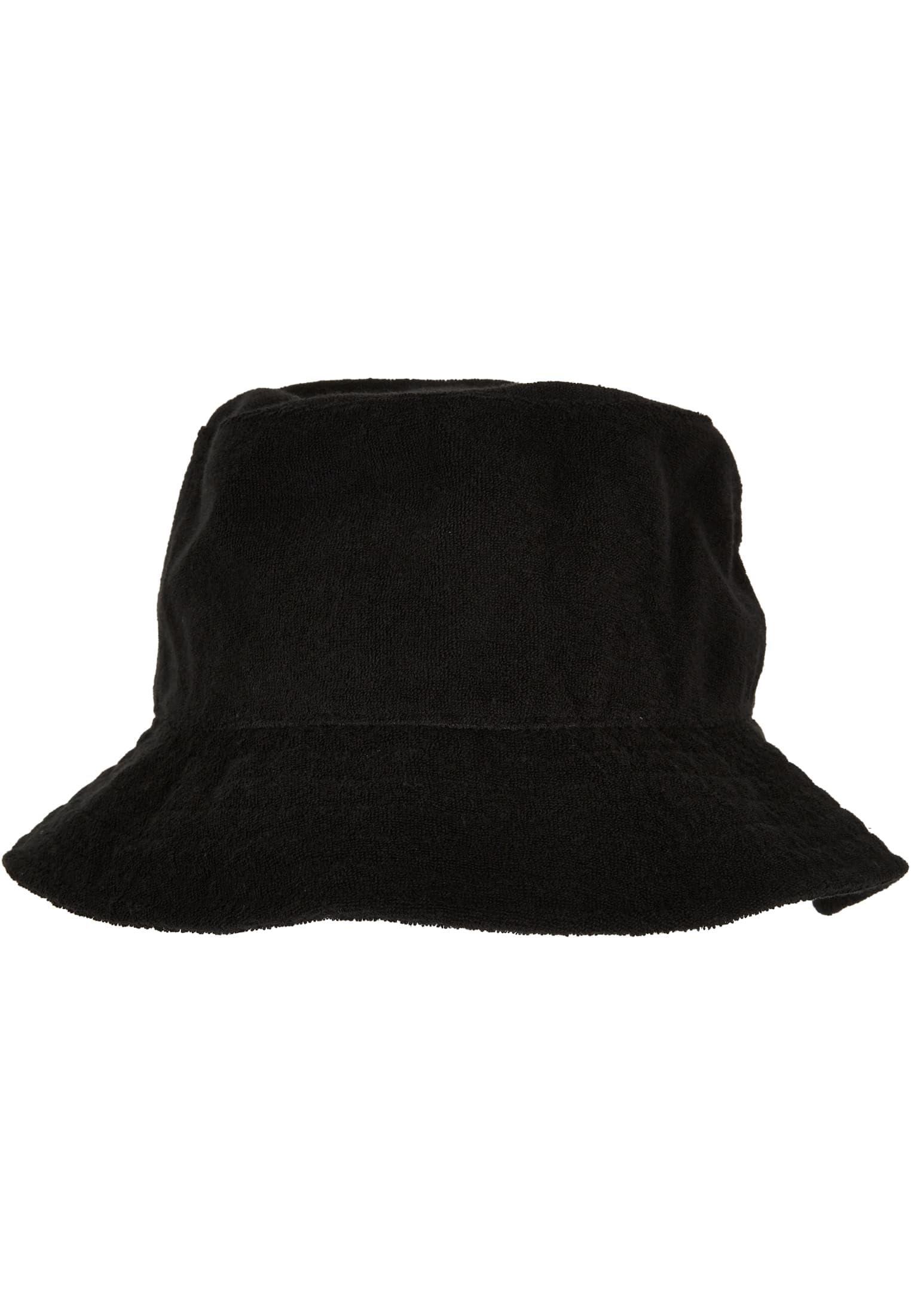 Flexfit Unisex Adult Terrycloth Bucket Hat (One Size) (Black)