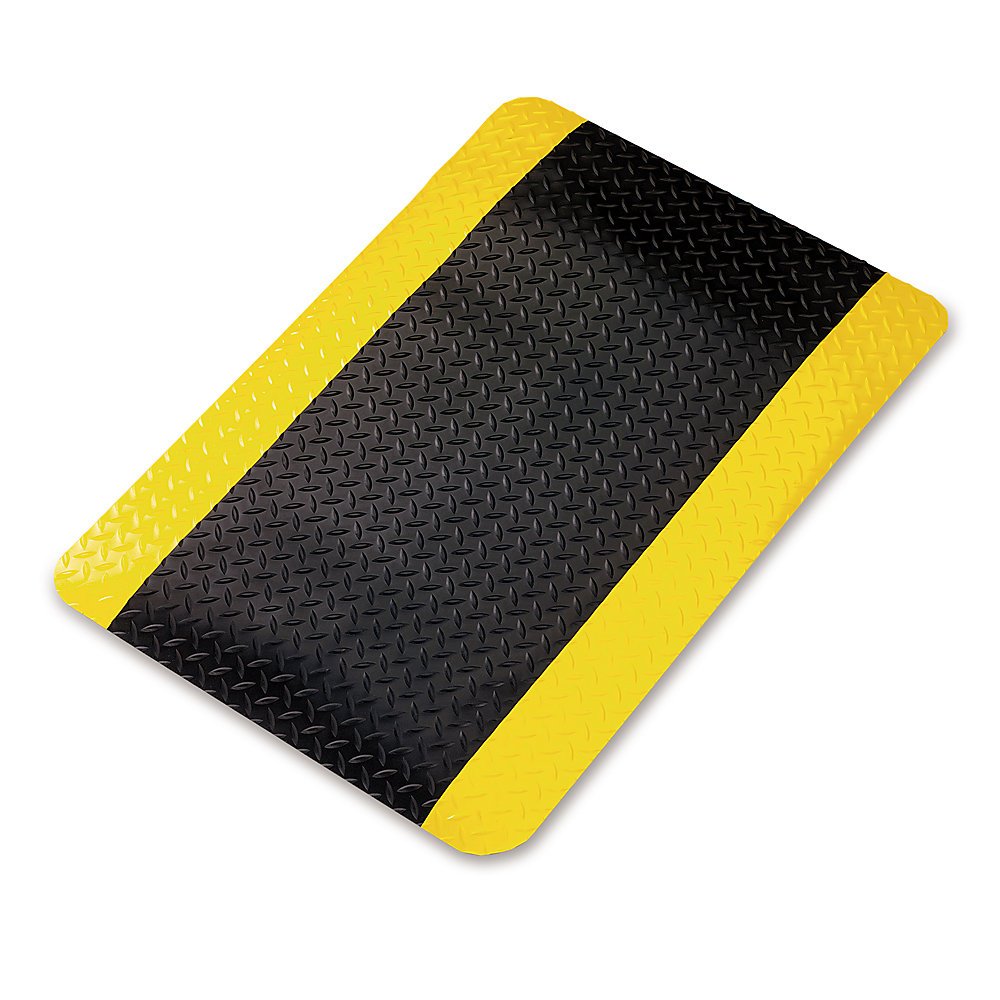 Wearwell 414.1516X3X5CHV Diamond-Plate SpongeCote UltraSoft Mat, 3' Width x 5' Length x 15/16"" Thickness, Black / Chevron — Amazon image 27