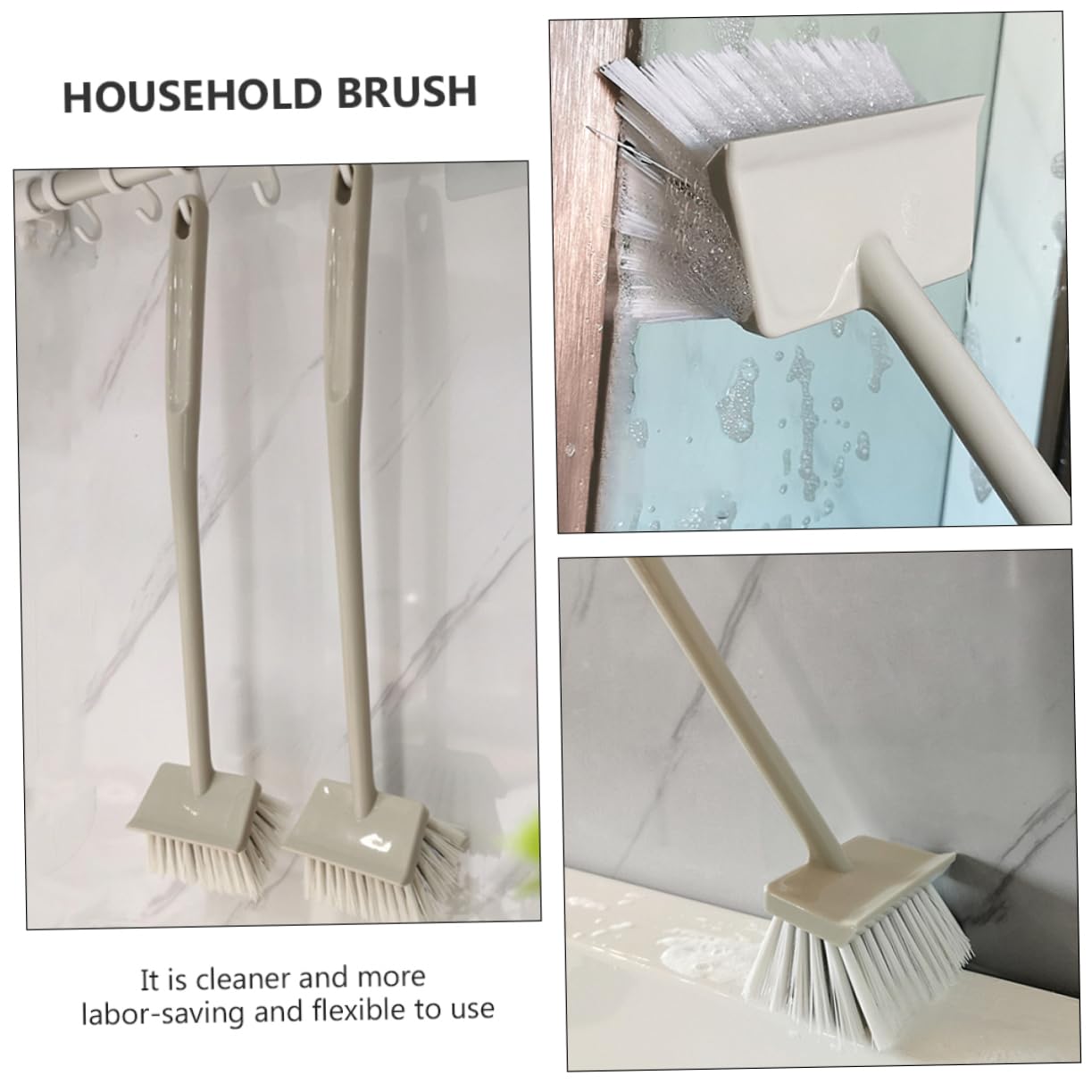 UTHCLO Deep Cleaning Bathroom Decor Power Cleaning Brush Modern Floor Brush Pack of 1 for Home Restaurant