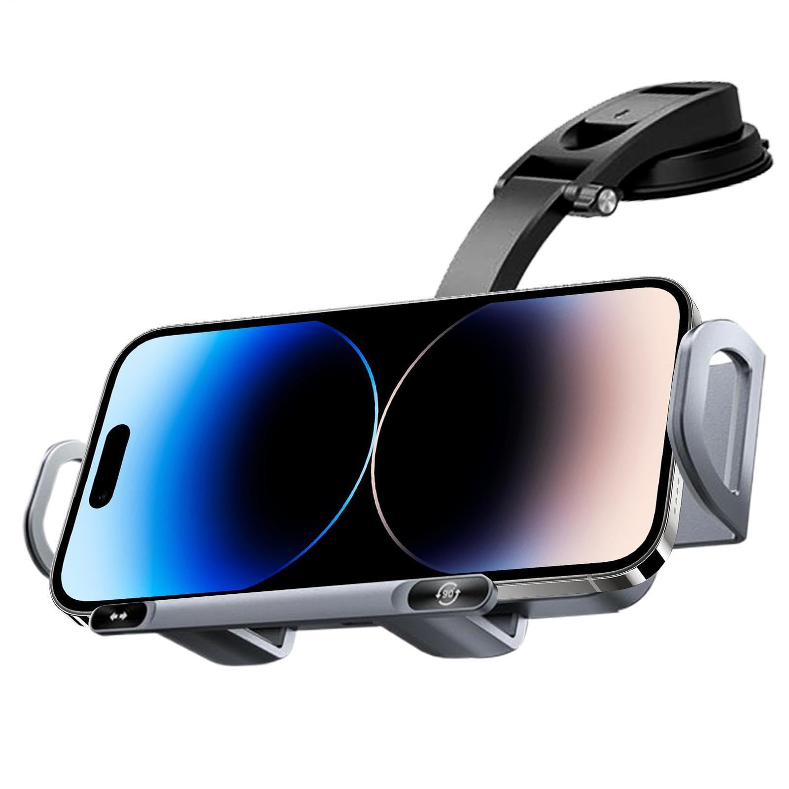 Generico Caricatore Wireless per Auto Supporto per Cellulare in Auto | Supporto Smartphone Piegevole, Ricarica 15W Doppia Bobina per Auto