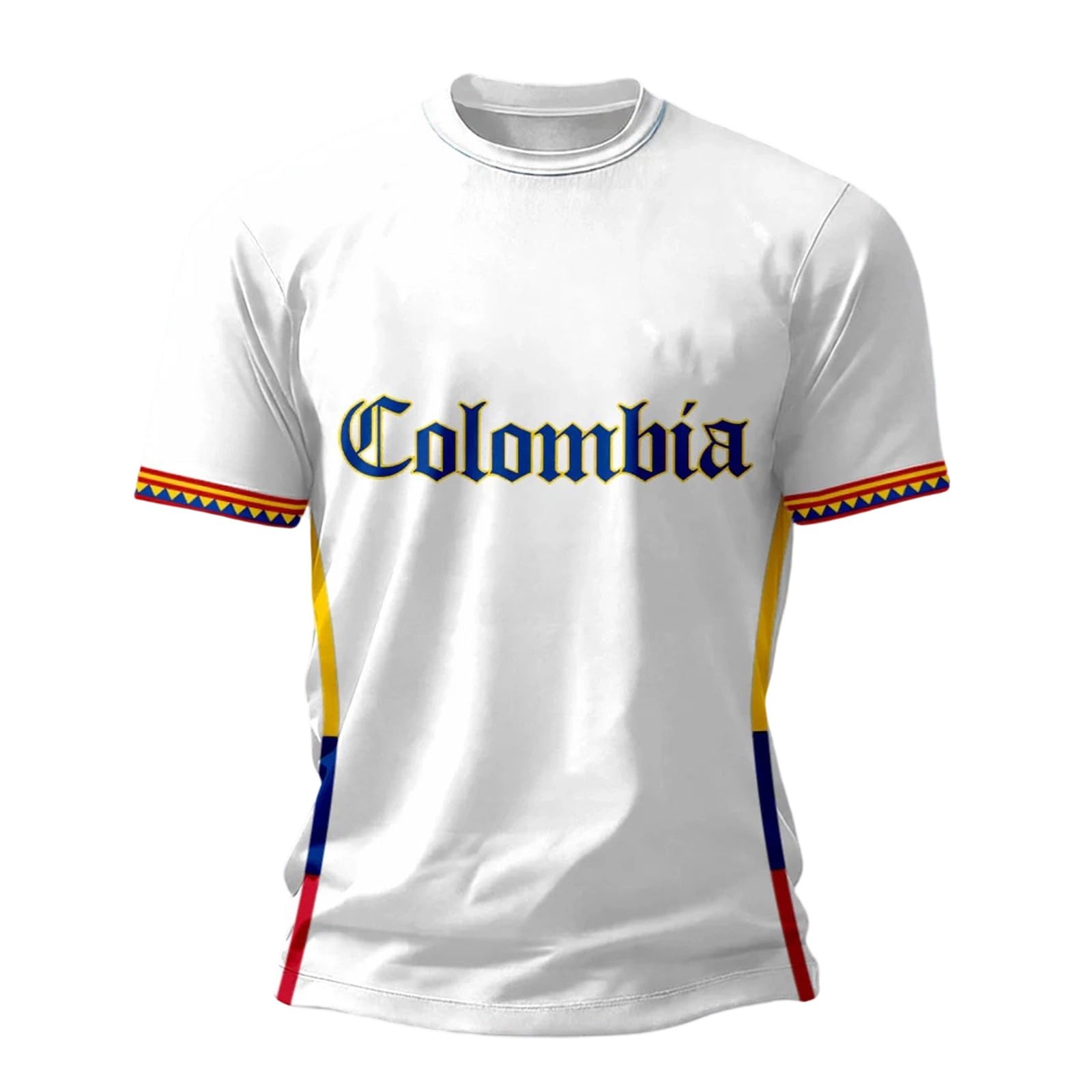 Camisetas Manga Corta Hombre,2026 Fútbol Colombia Hincha Jersey,Fan Cancha Deporte Playera, Transpirable Ropa Deportiva Ver el Partido,En casa,Bar,Reunión,Regalo,Campeón Tshirt