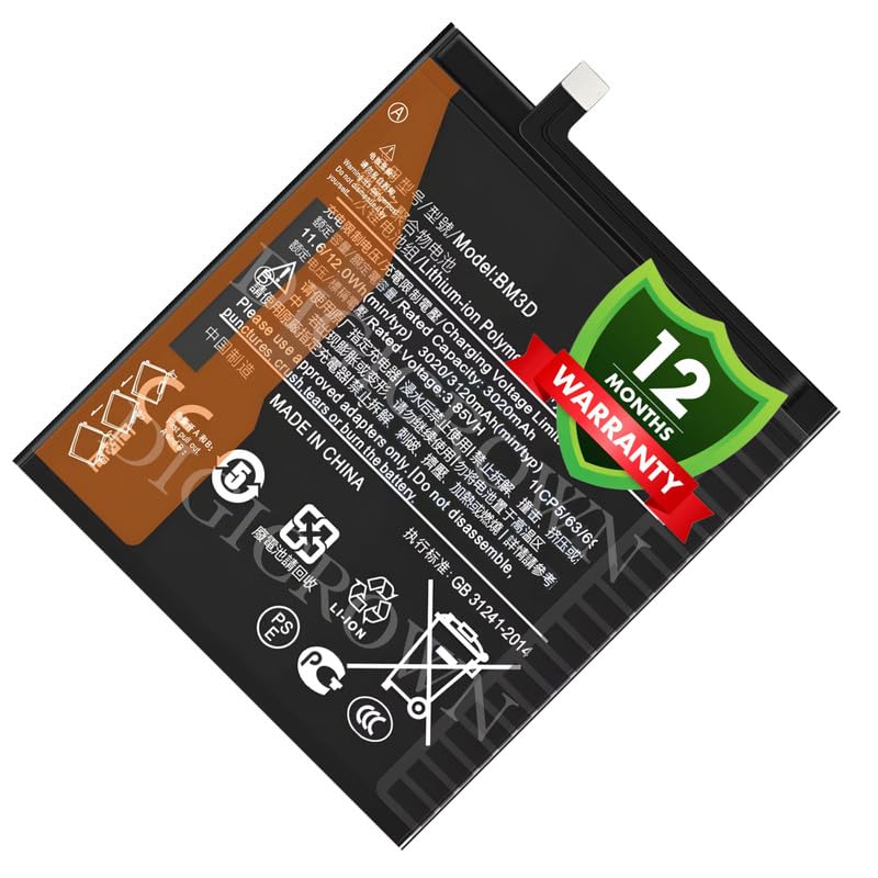 Image of Original BM3D Battery Compatible for Xiaomi Mi 8 SE - (3120mAh) - 1 Year Warranty DF7