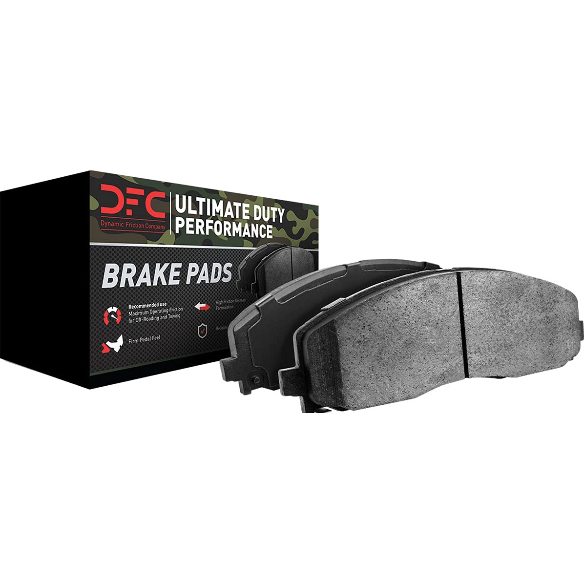 Dynamic Friction Company Ultimate Duty Performance Brake Pads and Hardware Kit