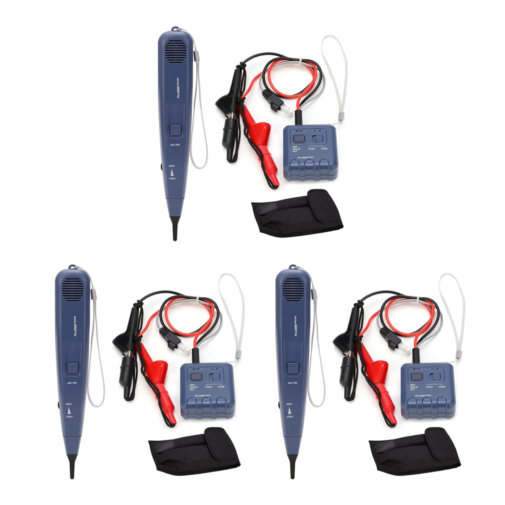 Jnchdghwa As Shown 3X Pro3000 Tone Generator And Probe Kit, Smarttone Technology, Handheld Telephone Line Circuit Finder