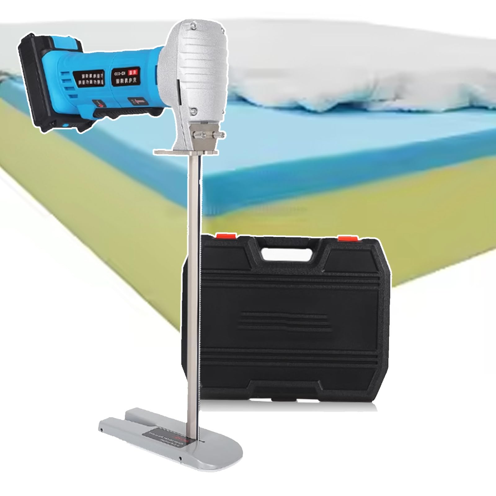 Scie alternative sans fil, scie à main électrique portable de 300 W avec moteur sans balais, coupe-carton en mousse avec guide assisté pour une coupe propre et lisse