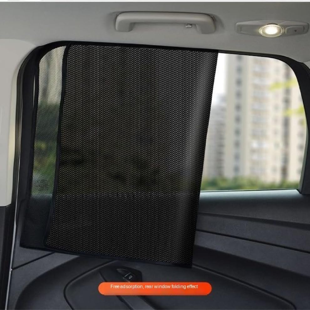 Parasol Para Coche Renault Captur 2 (2020-2025) – Pack De 4 Piezas (Ventanas Delantera Y Trasera) – Malla Protectora Para Bebés Y Niños