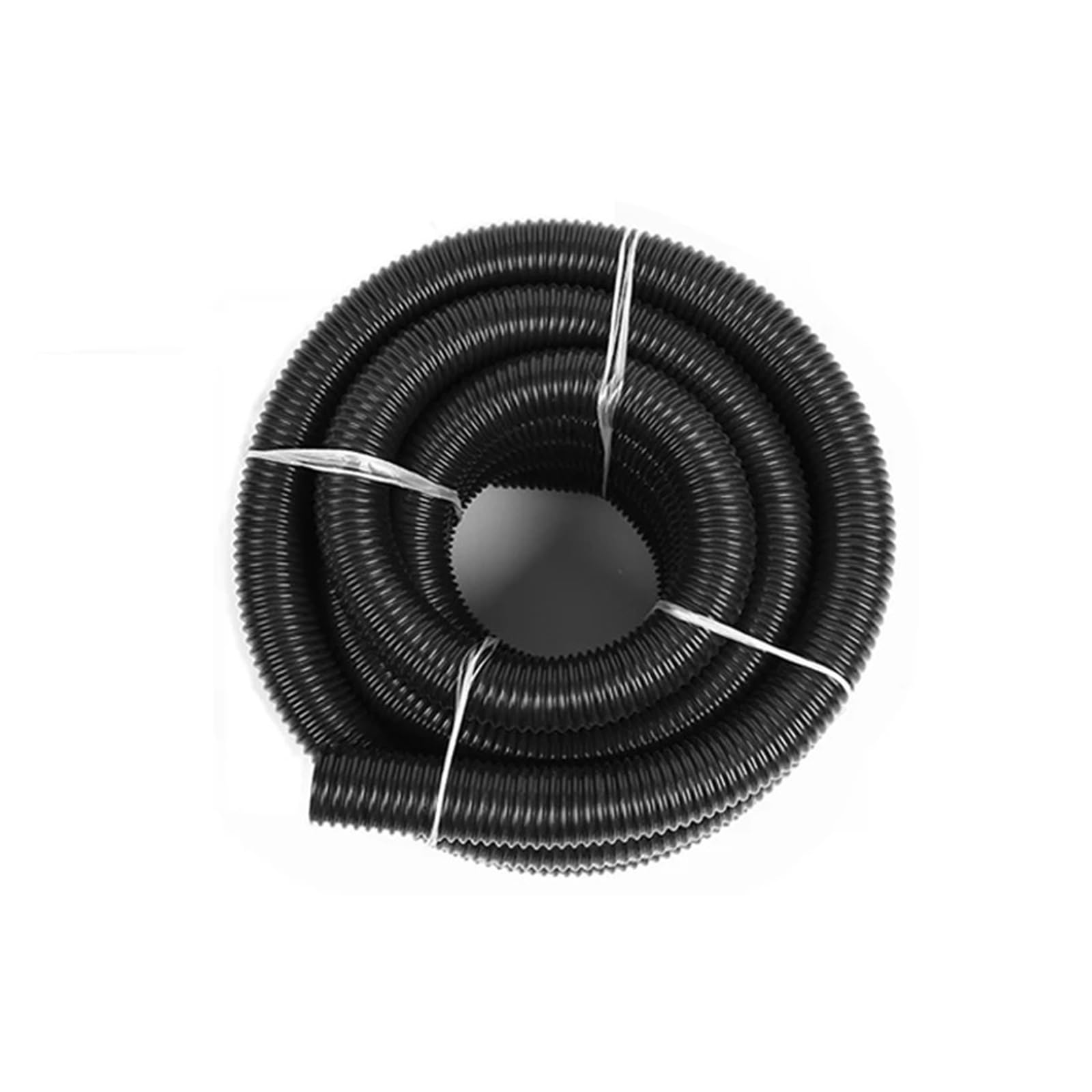 Tubo flessibile for aspirapolvere Diametro interno 32/38/40/50 mm Filettatura Tubo flessibile Soffietto Connettore Ciclone for tubo di aspirazione for aspirapolvere(5m Black Hose(38mm))